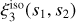 $\xi _3^{{\rm{iso}}}\left( {{s_1},{s_2}} \right)$