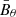 $ \bar{B}_{\theta} $