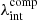 $ \lambda_{\mathrm{int}}^{\mathrm{comp}} $