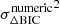 $ {\sigma^{\mathrm{numeric}}_{\Delta \mathrm{BIC}}}^2 $