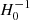 $ H_{0}^{-1} $