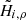 $ \tilde{H}_{i,\rho} $