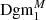 $ {{\text{Dgm}}}^M_1 $