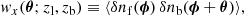 $$ \begin{aligned} { w}_x(\boldsymbol{\theta };z_{\rm l},z_{\rm b})\equiv \langle \delta n_{\rm f}(\boldsymbol{\phi })\,\delta n_{\rm b}(\boldsymbol{\phi }+\boldsymbol{\theta })\rangle , \end{aligned} $$