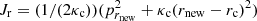 $ J_{\rm r}=(1/(2 \kappa_{\rm c}))(p_{r_{\rm new}}^2+ \kappa_{\rm c} (r_{\rm new}-r_{\rm c})^2) $