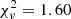 $ \chi_\nu^2=1.60 $
