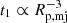 $ t_1\propto R_{\mathrm{p, mj}}^{-3} $