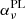 $ \alpha_\nu^\mathrm{PL} $