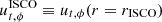 $ u_{t,\phi}^\mathrm{ISCO}\equiv u_{t,\phi}(r=r_\mathrm{ISCO}) $