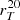 $ r_{T}^{20} $