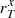 $ r_{T}^{x} $