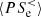 $ \langle PS^ < _{\rm e} \rangle $