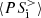 $ \langle PS^>_{\rm i} \rangle $
