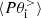 $ \langle P\theta^>_{\rm i} \rangle $
