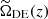 $ \widetilde{\Omega}_{\mathrm{DE}}(z) $