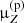 $ \muup_Z^{({\rm p})} $