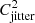 $ C_{\mathrm{jitter}}^{2} $