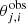 $ \theta_{j,i}^{\mathrm{obs}} $