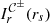 $ I_r^{\mathcal{C}^\pm}(r_s) $