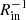 $ {R}_{\mathrm{in}}^{-1} $