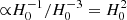 $ {\propto}H_0^{-1}/H_0^{-3} = H_0^2 $