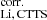 $ _{\mathrm{Li,\,CTTS}}^{\mathrm{corr.}} $
