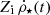 $ Z_{\mathrm{i}}\,\dot\rho_{\star}(t) $