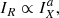 $$ \begin{aligned} I_{R}\propto I_{X}^{a}, \end{aligned} $$