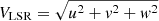 $ V_{\mathrm{LSR}}=\sqrt{{u}^2+\mathit{v}^2+\mathit{w}^2} $