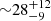 $ {\sim}28^{+12}_{-9} $