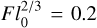 $Fl_0^{{2 \mathord{\left/ {\vphantom {2 3}} \right. \kern-\nulldelimiterspace} 3}} = 5 \times {10^4}$