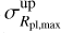 $\left( {\sigma _{{R_{{\rm{pl}},\max }}}^{{\rm{up}}}} \right)$