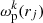 $ \omega_{\rm p}^k(r_j) $