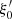 $ \xi^\prime_{0} $