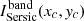 $ I_{\mathrm{Sersic}}^{\mathrm{band}} (x_{c},\mathit{y}_{c}) $