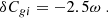 $$ \begin{aligned} \delta C_{gi} = -2.5 \omega \;. \end{aligned} $$
