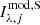 $ I_{\lambda ,j}^{{\rm{mod,S}}} $