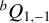 $^b{Q_{1, - 1}}$