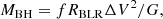 $$ \begin{aligned} M_{\mathrm{BH} } = f R_{\mathrm{BLR} } \Delta V^2/G, \end{aligned} $$