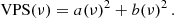$$ \begin{aligned} \mathrm{VPS} (\nu ) = a(\nu )^2 + b(\nu )^2 \,. \end{aligned} $$