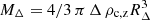 $ M_{\Delta} = 4/3 \, \pi \, \Delta \, \rho_{\rm c,z} R_{\Delta}^3 $