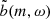 $ \tilde b(m,\omega) $