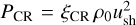 ${P_{{\rm{CR}}}} = {\xi _{{\rm{CR}}}}\,{\rho _0}u_{{\rm{sh}}}^2$