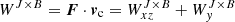 $ W^{J \times B} = {\boldsymbol{F}} \cdot {{\boldsymbol{v}}_{\mathrm{c}}} = W_{xz}^{J \times B} + W_{y}^{J \times B} $