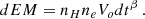 $$ \begin{aligned} dEM = n_H n_e V_o dt^{\beta } \, . \end{aligned} $$