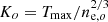 $ K_o = T_{\mathrm{max}} / n_{\mathrm{e},o}^{2/3} $