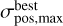 $\sigma _{{\rm{pos,max}}}^{{\rm{best}}}$
