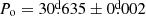 $ P_{\mathrm{o}}=30{{\overset{\text{d}}{.}}}635 \pm 0{{\overset{\text{d}}{.}}}002 $