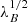 $ \lambda_B^{1/2} $