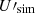 $ U\prime_{\mathrm{sim}} $